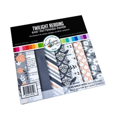 Twilight Reading Patterned Papers for Catherine Pooler